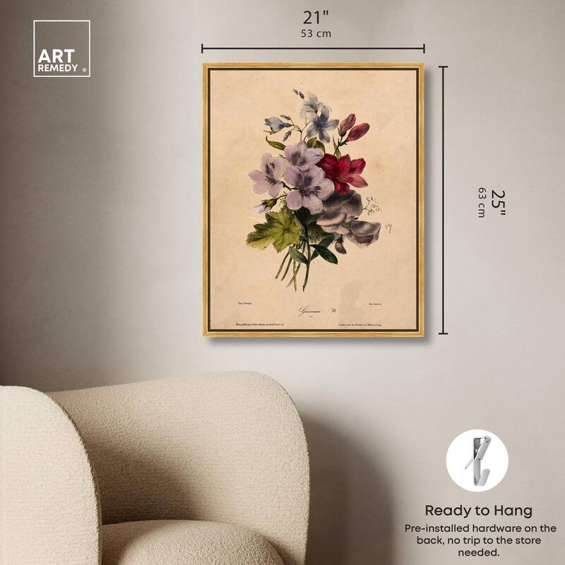 Elisa's Blooms Canvas by Art Remedy
