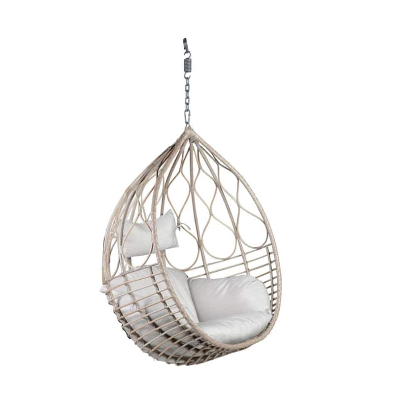 Lozova Hanging Basket Chair, Wood