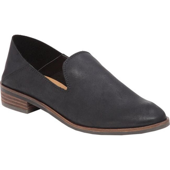 Lucky Brand Womens Cahill Loafer Flat-Burgundy Nappa
