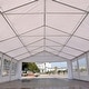 preview thumbnail 5 of 10, Outsunny Large White Outdoor Canopy Tent w/ Removable Protective Sidewalls