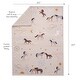 preview thumbnail 3 of 4, Lambs & Ivy Country Western Cowboy/Cowgirl Soft Warm Fleece Baby Blanket
