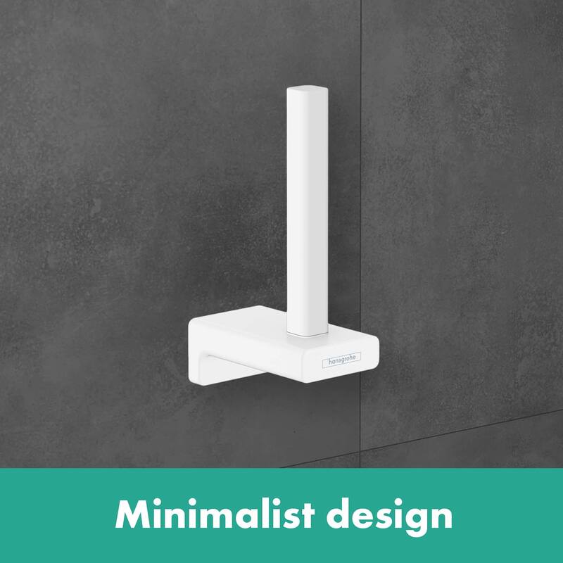 Hansgrohe 41756 AddStoris Wall Mounted Toilet Paper Holder