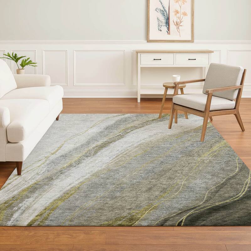 Premium Washable Super Soft Modern Motion Mayfield Rug