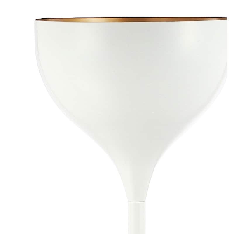 Newman 69.5" Metal LED Floor Lamp, White by JONATHAN Y