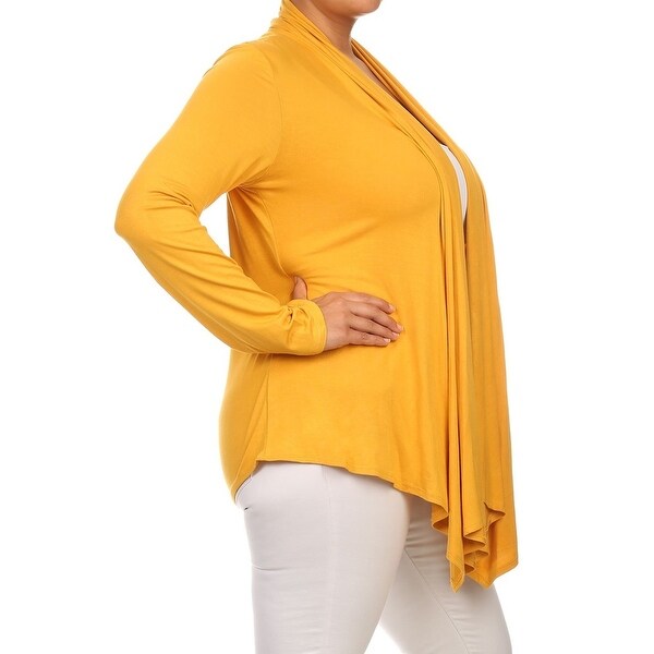 women's plus size mustard coat