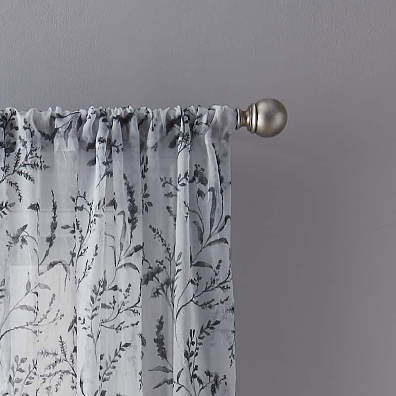Santa Barbara Voile Rod Pocket Curtain Panel