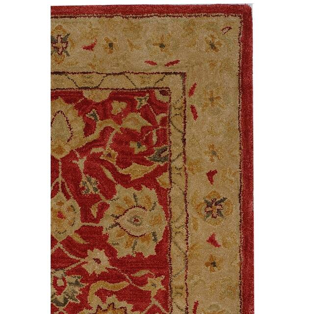 SAFAVIEH Anatolia Angeline Traditional Oriental Hand-spun Wool Rug