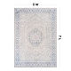 preview thumbnail 20 of 102, Medallion Flat Pile Washable Rug – Pet Friendly, Non-Slip, Perfect for Entryway, Living Room, and Bedroom