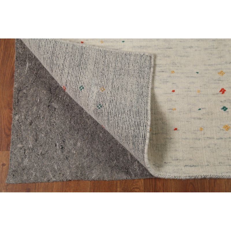 Tribal Gabbeh Area Rug Handmade Wool Carpet - 8'5"x 11'7"