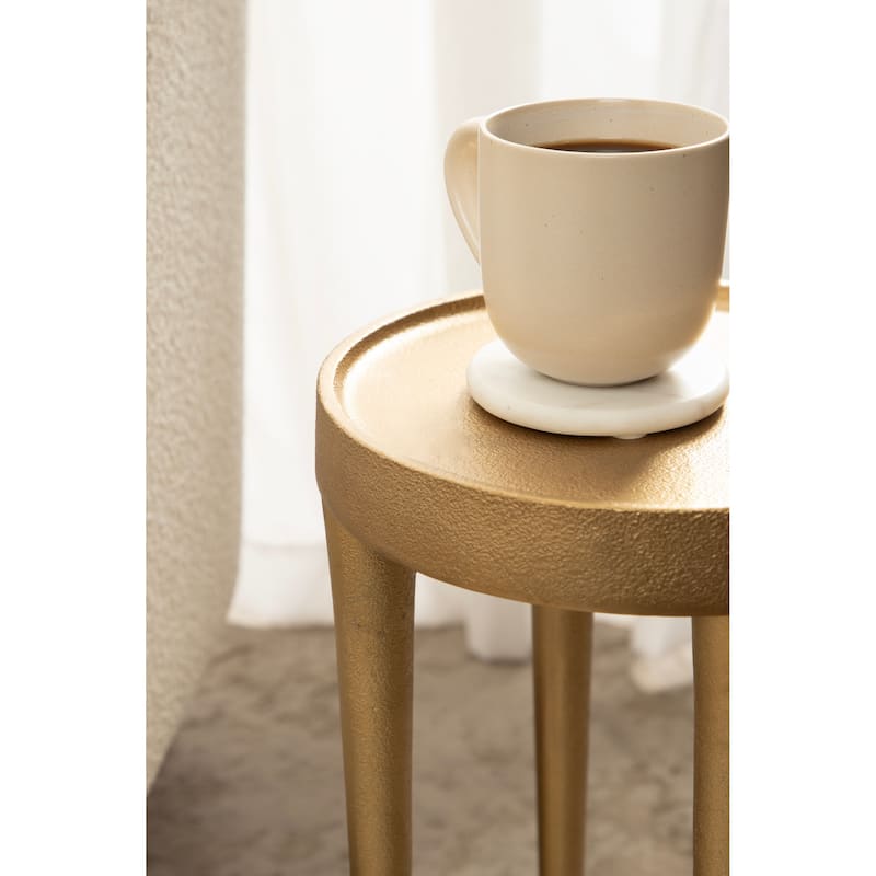Kate and Laurel Rava Metal Drink Table