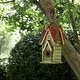 preview thumbnail 21 of 48, Glitzhome 12"H Retro Distressed Painted Solid Wood Cottage Birdhouse