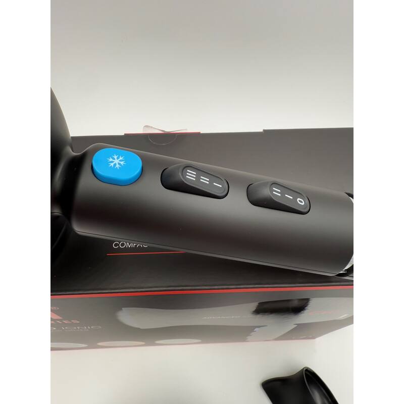 CHI 1875 Series Advanced Ionic Compact Hair Dryer Matte Black