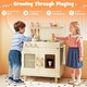 preview thumbnail 7 of 18, Gymax Play Kitchen w/Realistic Ice Maker Stove Accessories & Water