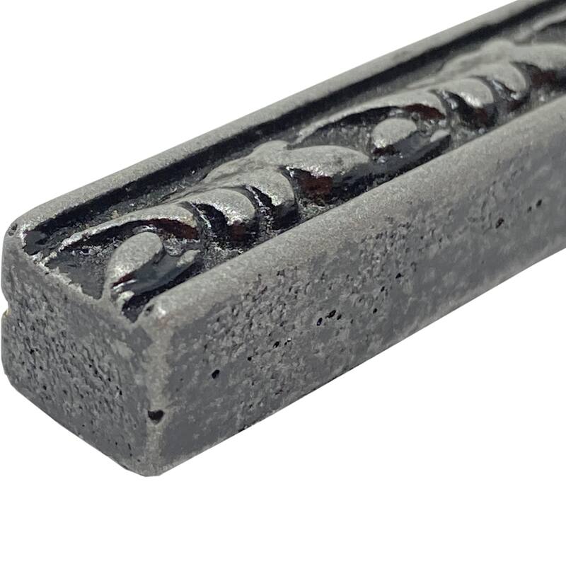 Dove 0.5" x 8" Matte Metallic Listello Wall Tile Trim