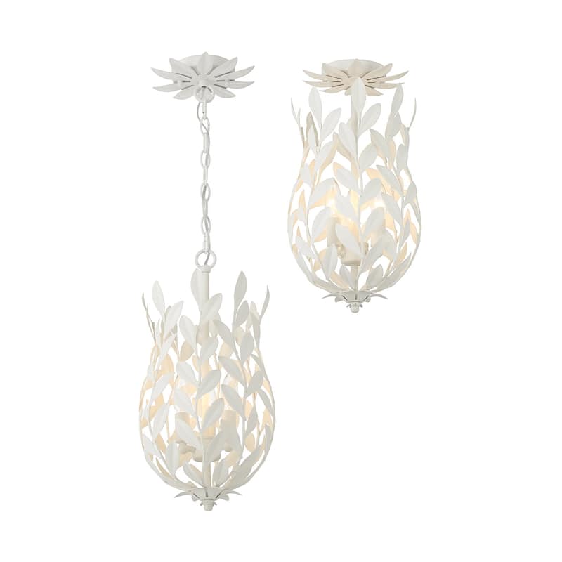 Crystorama Lighting Group 563 Broche 3 Light 10" Wide Taper Candle