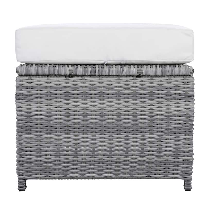 Patio Rattan Furniture Set Beige