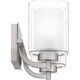 preview thumbnail 4 of 6, Kolt 2-Light Brushed Nickel Vanity Light