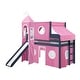 preview thumbnail 27 of 117, JACKPOT Prince & Princess Low Loft Twin Bed, Ladder Slide Tent & Tower