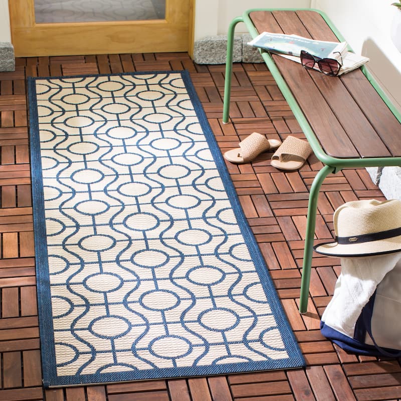SAFAVIEH Courtyard Joline Indoor/ Outdoor Waterproof Patio Backyard Rug