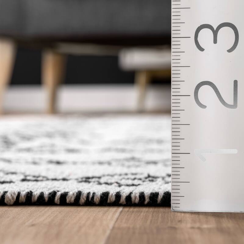Nuloom Skye Geometric Cotton Flatweave Area Rug