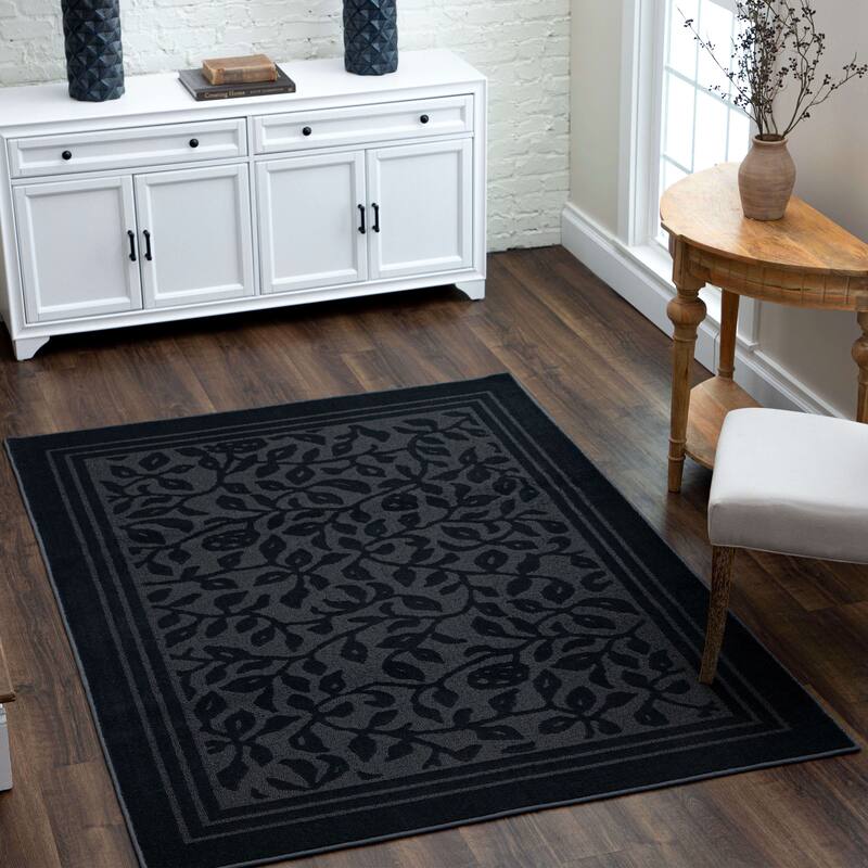 Mohawk Home Wellington Botanical Machine Washable Area Rug