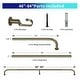 preview thumbnail 93 of 98, Energy-saving Wraparound Adjustable French Blackout Curtain Rod Set