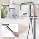 preview thumbnail 18 of 34, WOWOW Floor Mount Single-Handle Freestanding Tub Faucet
