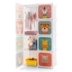 preview thumbnail 3 of 28, Costway 8-Cube Kids Wardrobe Baby Dresser Bedroom Armoire Clothes White