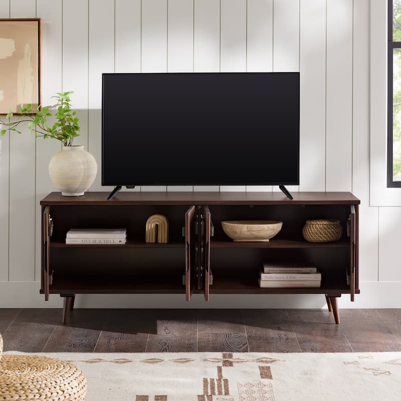 Middlebrook Mid-Century Modern Solid Wood TV Stand