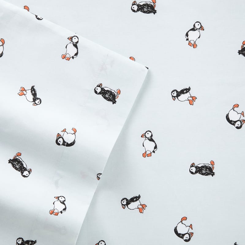 Poppy & Fritz Cotton Percale Printed Bed Sheet Sets