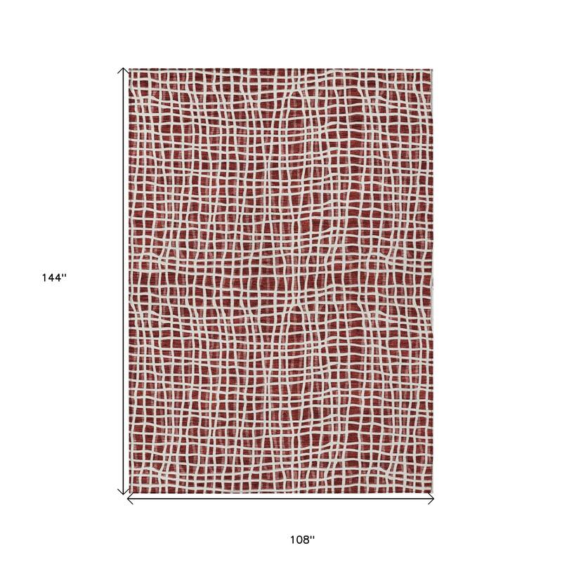 HomeRoots Striped Transitional Rectangle Outdoor Rug