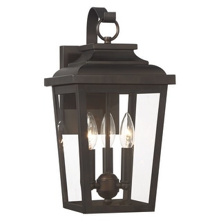 The Great Outdoors 72172-C Irvington Manor 3 Light 17" Tall Outdoor