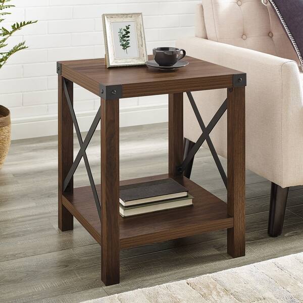 Shop The Gray Barn 18 Inch Kujawa X Accent Side Table On Sale