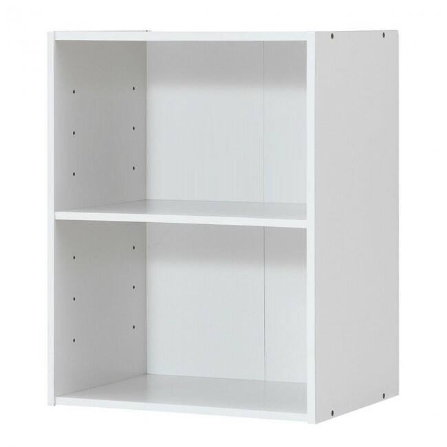 2 Tier Open Night Stand End Table Sofa Side Storage Furniture - 17" x 11.5" x 21.5" (L x W x H)
