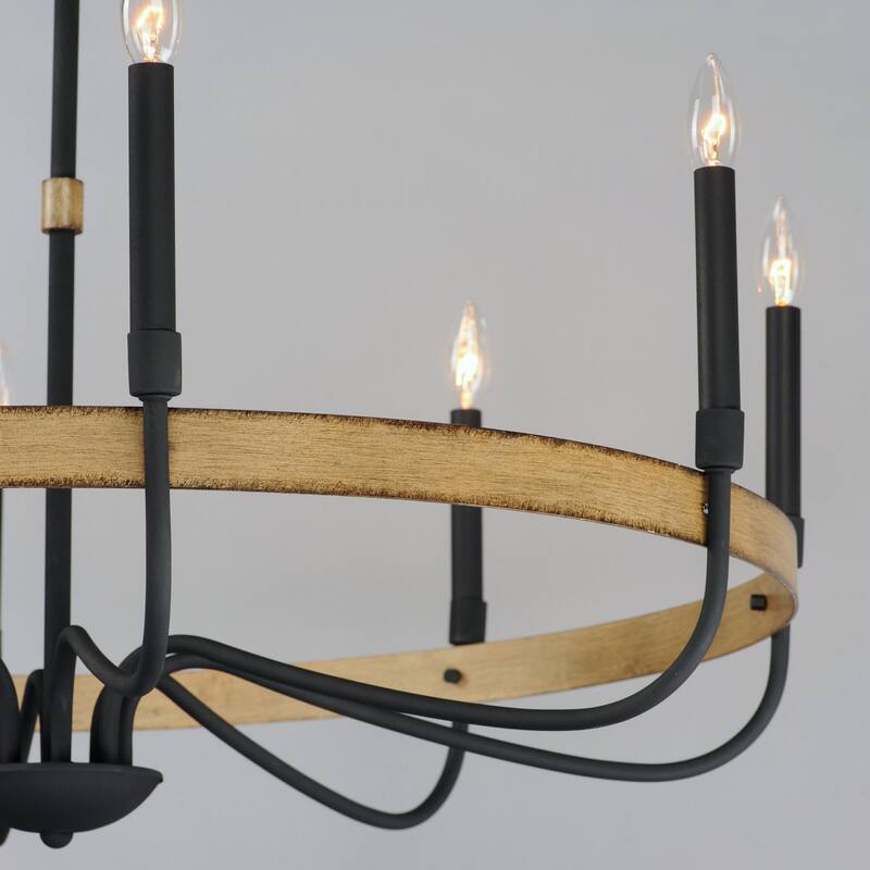 Maxim 14448 Franklin 8 Light 36" Wide Taper Candle Chandelier