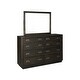 preview thumbnail 1 of 1, Signature Design By Ashley Hyndell Brown Wood Dresser and Mirror
