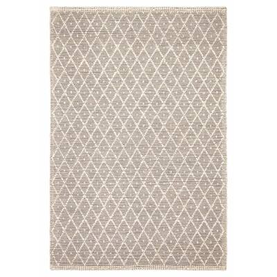 ECARPETGALLERY Braid weave Sienna Cream Wool Rug - 5'2 x 7'10