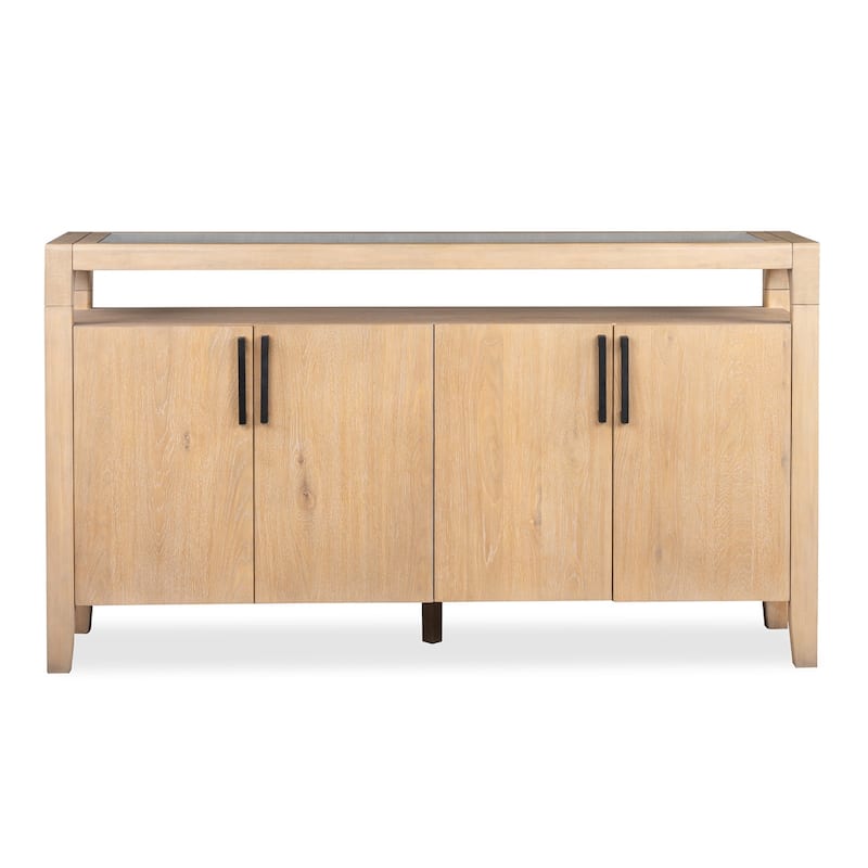 Magnussen Home Somerset Butternut Sideboard - 64''W x 18''D x 35.75''H