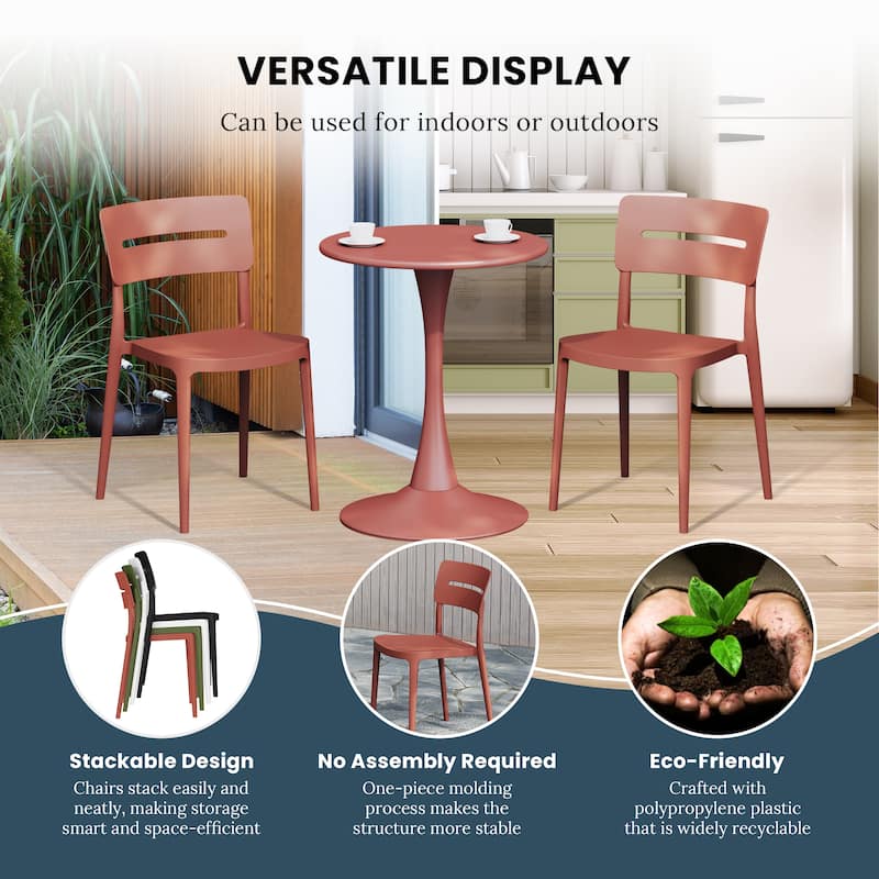 Frond and Form 4-Person Outdoor Round Dining Set