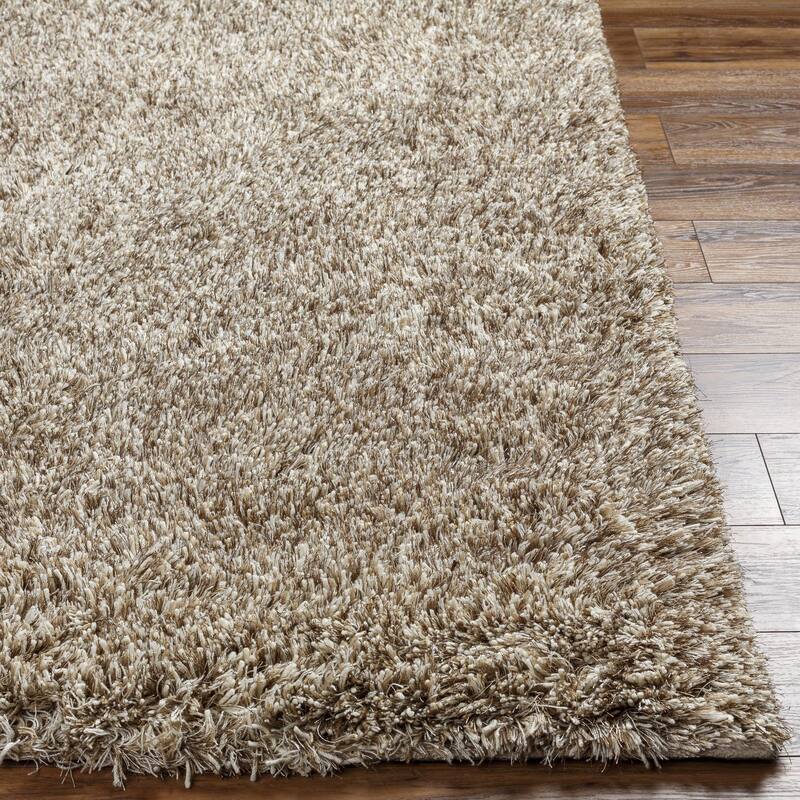 The Curated Nomad Baden Hand-woven Wool Soft Shag Area Rug