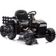 preview thumbnail 1 of 3, Ride on Tractor with Trailer& Remote Control,24V Battery Powered Electric Toy, 200WX2Motor 1.86-4.97MPH,Safety Belt(Black) Assembly Required - 5-7 Years