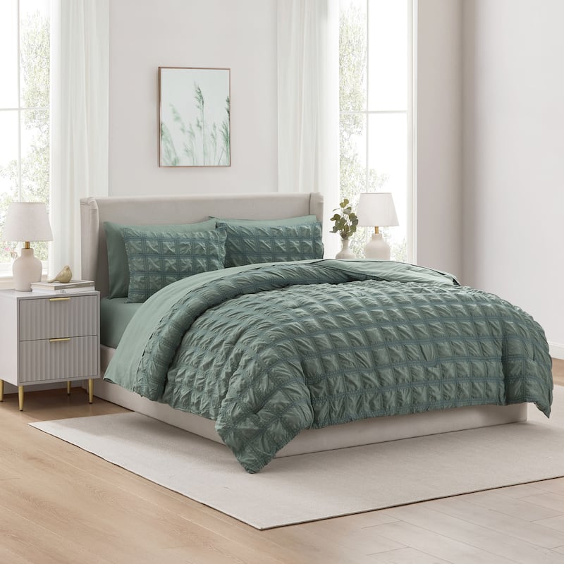 Empyrean Modern Comforter Seer Sucker