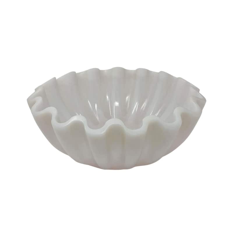 White Salad Bowl Dia 11.80" - White