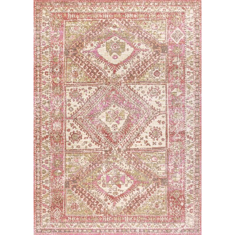JONATHAN Y Alhambra Ornate Geometric Medallion Area Rug