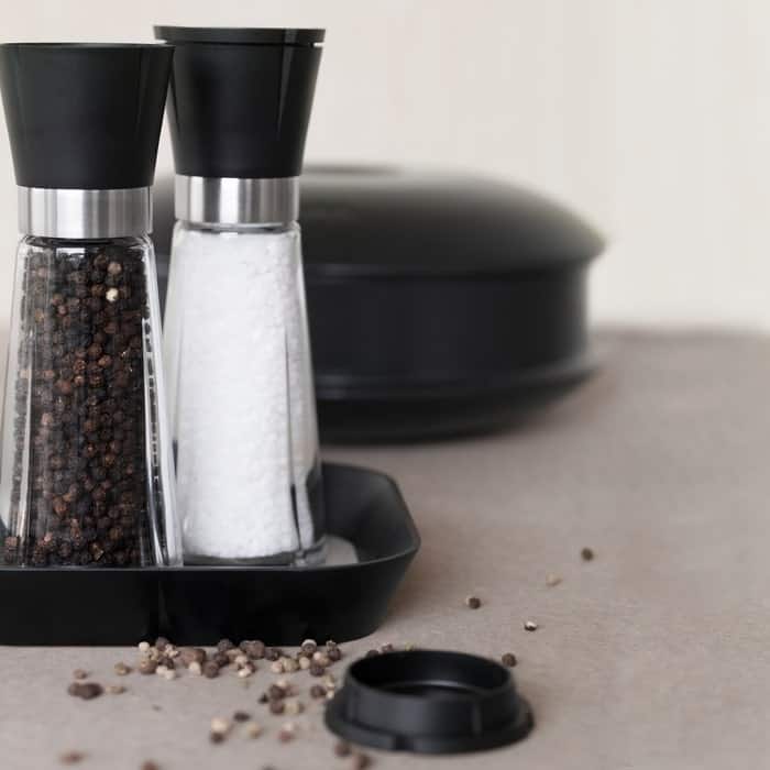 Rosendahl Grand Cru Pepper Mill, Black/Steel - H: 8.1"