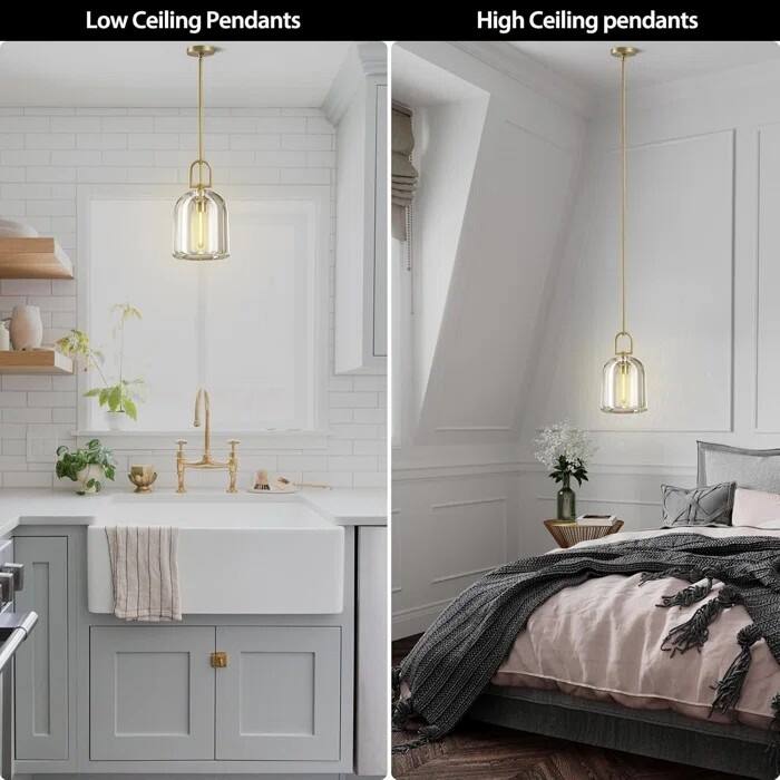 Crystal Hemisphere Pendant Light