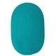 preview thumbnail 21 of 56, Porch & Den Oakland Reversible Indoor/ Outdoor Area Rug 10' x 13' Oval - Turquoise