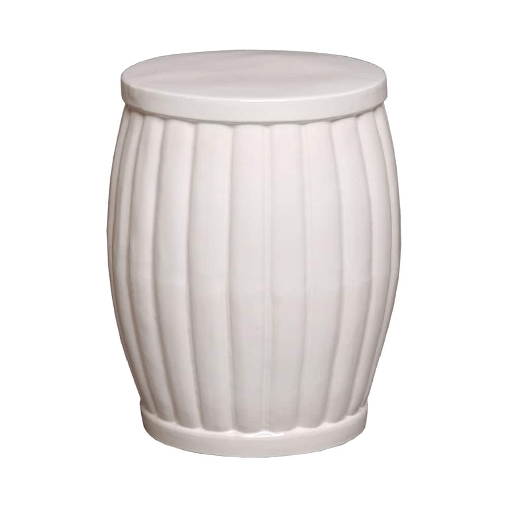 Fluted Garden Stool
