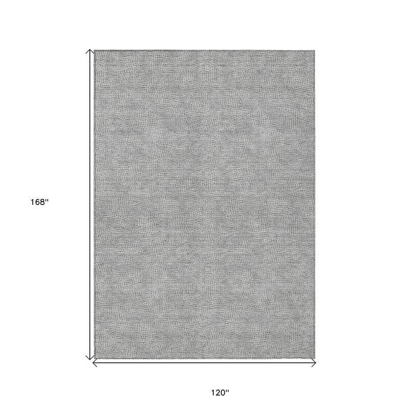 HomeRoots Geometric Transitional Rectangle Outdoor Rug