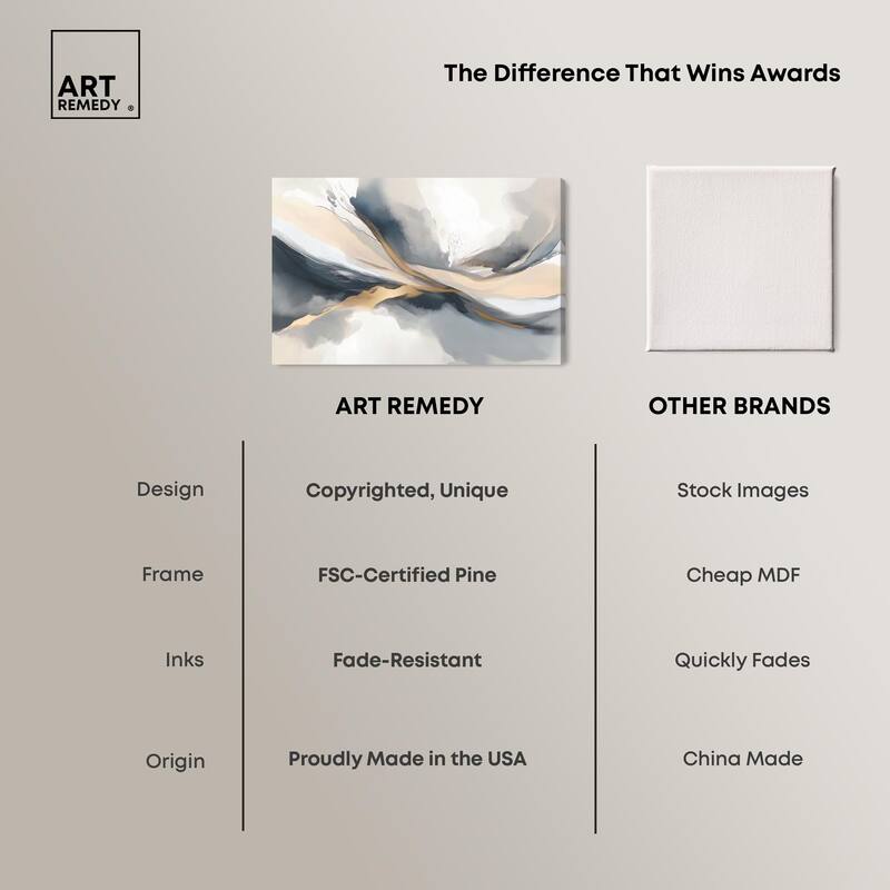 Dynamic Swirls II Canvas by Art Remedy, Gallery Wrapped